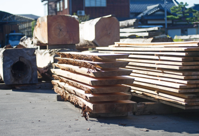 木材の選定、加工、乾燥