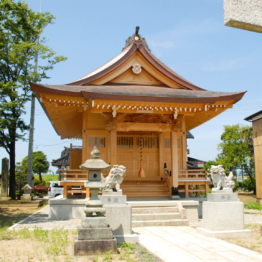 野中才諏訪神社再建工事