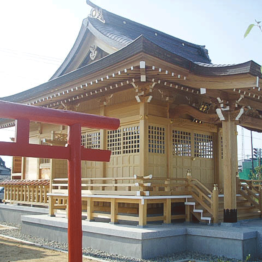 吉田下中野諏訪赤坂神社建設工事