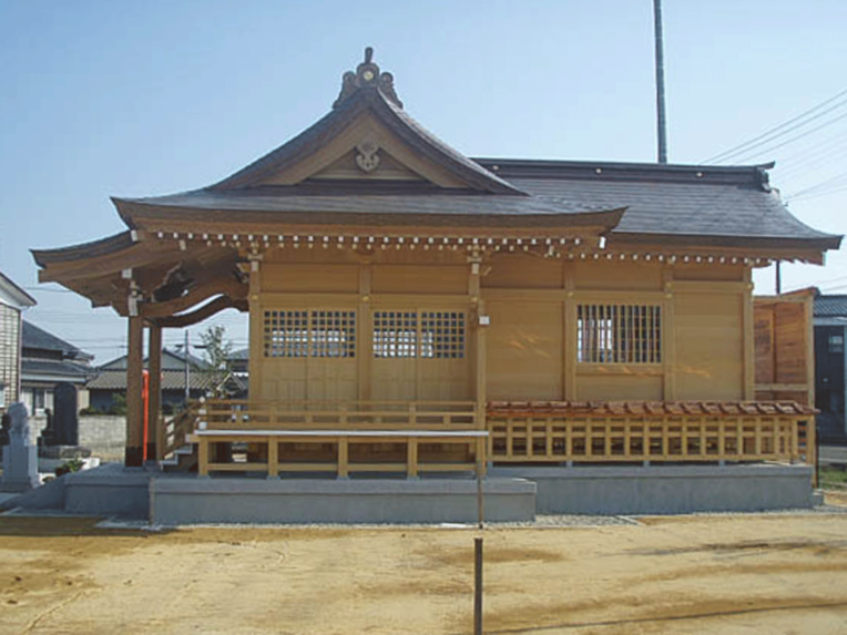 吉田下中野諏訪赤坂神社建設工事