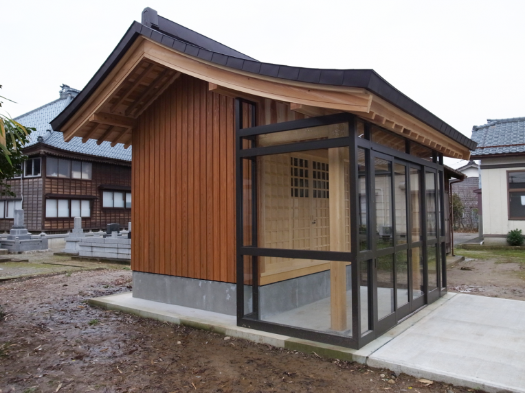 八幡社覆殿改築及び幣殿、拝殿  除却工事