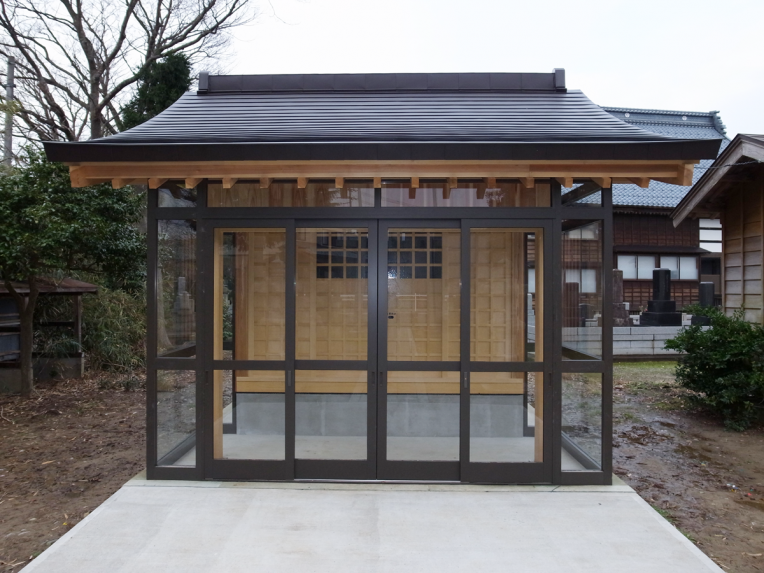 八幡社覆殿改築及び幣殿、拝殿  除却工事