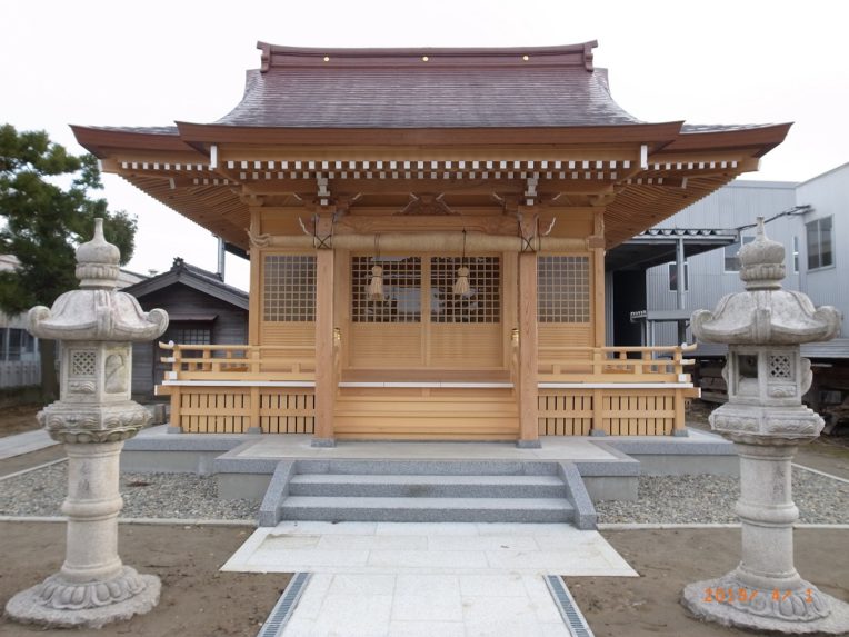 小池諏訪神社改築工事