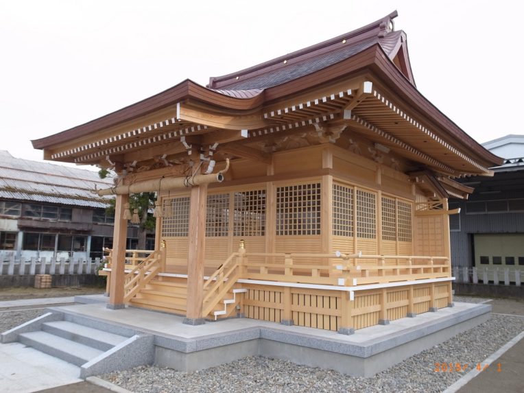 小池諏訪神社改築工事