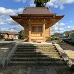 荻堀（神明社）神社改築工事