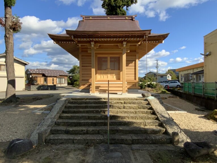 荻堀（神明社）神社改築工事