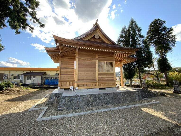 荻堀（神明社）神社改築工事