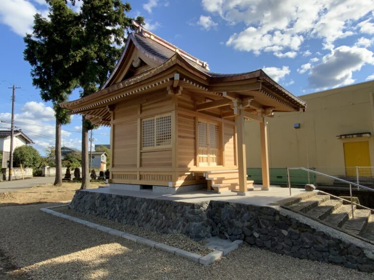 荻堀（神明社）神社改築工事