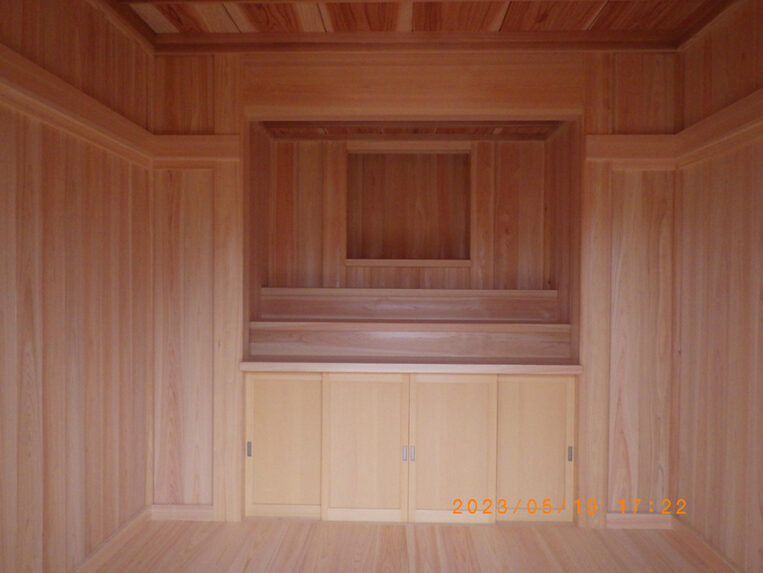 燕市中央通五の三自治会　稲荷神社改築工事