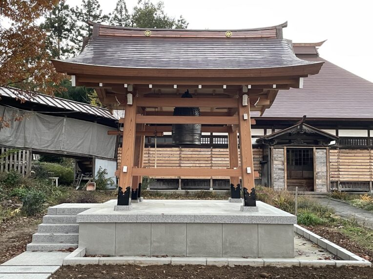 真福寺鐘撞堂新築工事